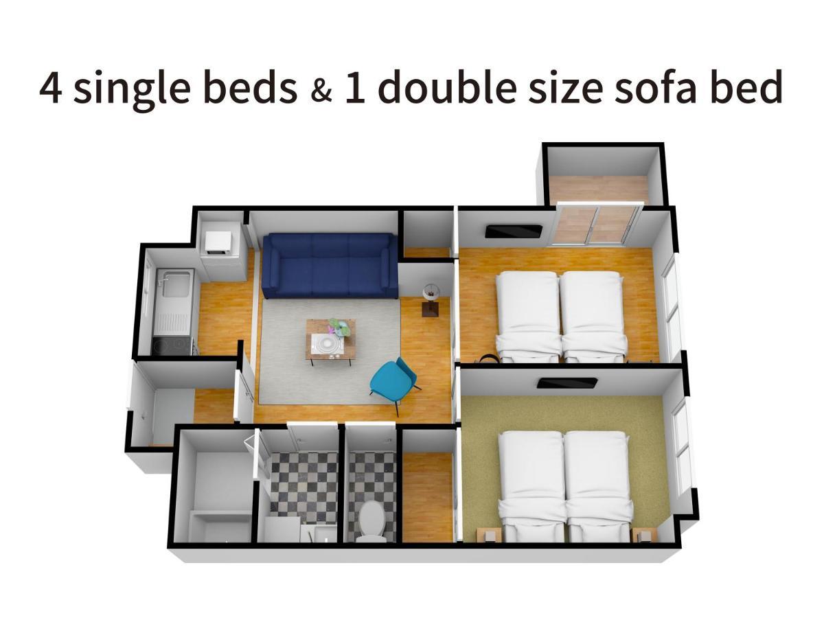 Design House Ao Apartment Osaka Bagian luar foto